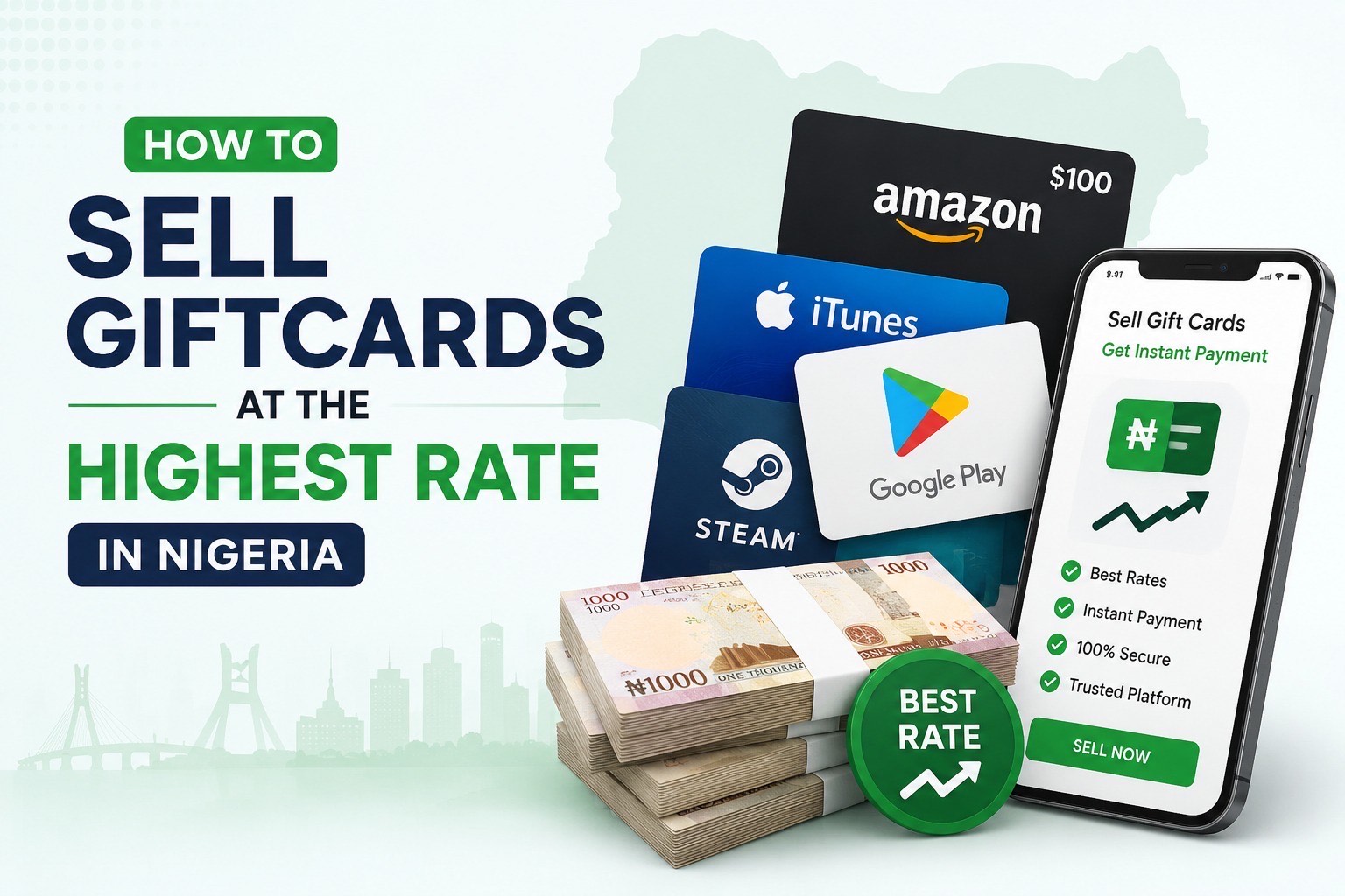 How to Sell Gift Cards for the Best Rates in Nigeria