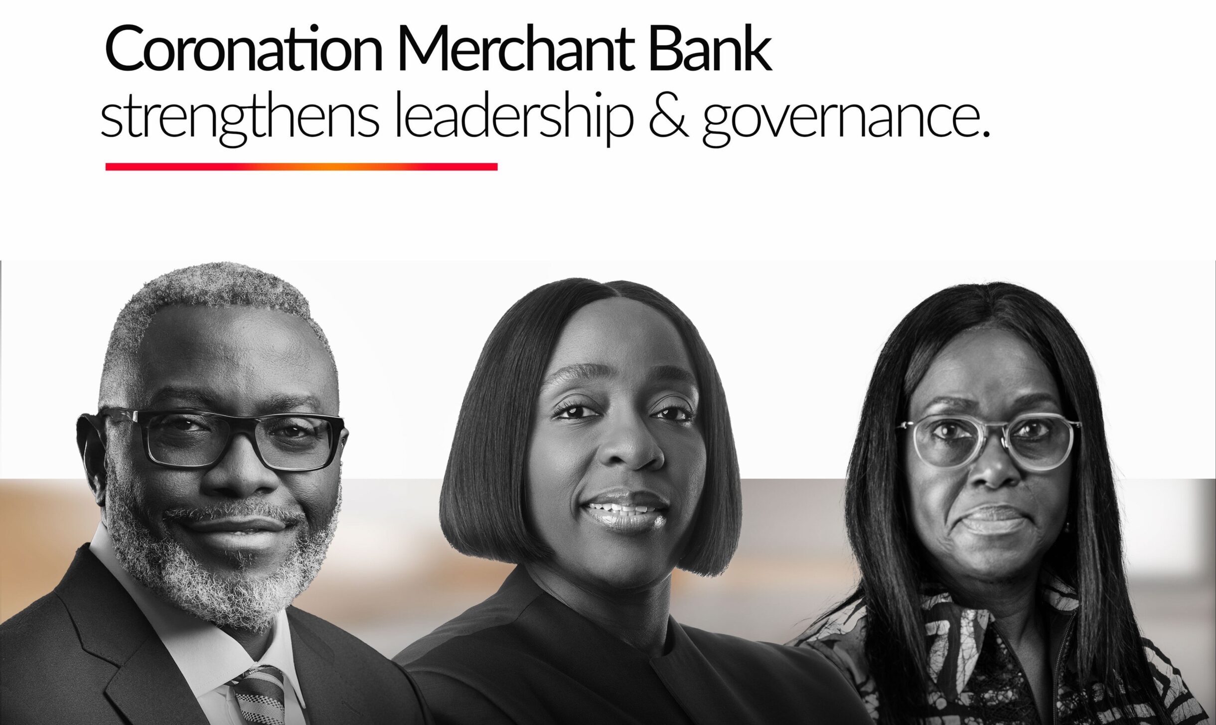 Coronation Merchant Bank announces strategic leadership transition, building on strong foundations for long-term growth