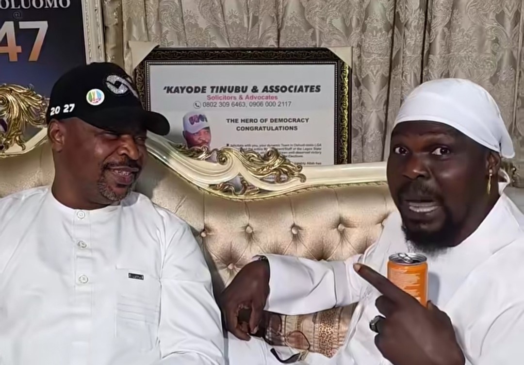 “Glory has met glory” — Baba Ijesha brushes off critics during MC Oluomo visit