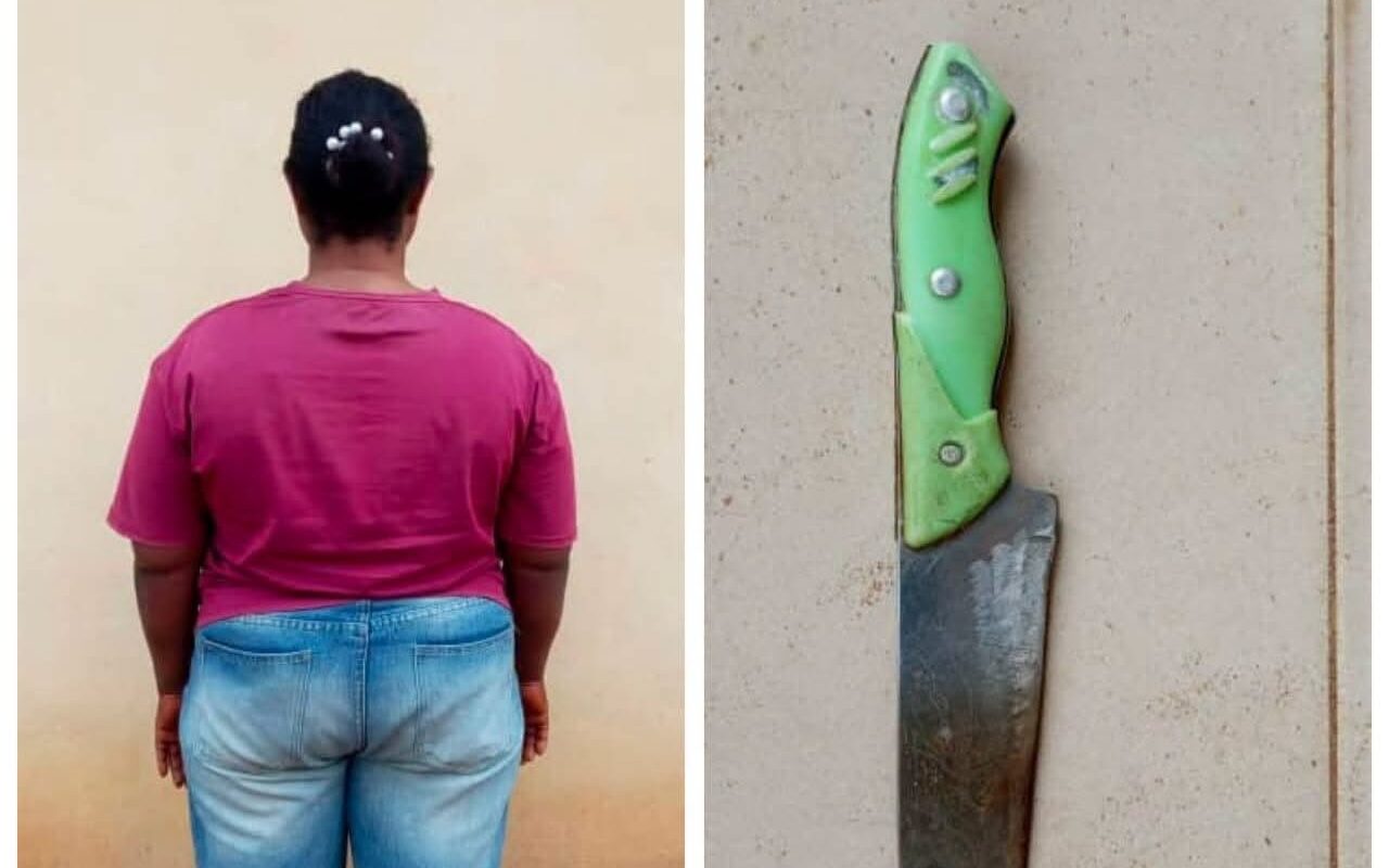 Police arrest woman filmed assaulting 12-year-old with knife