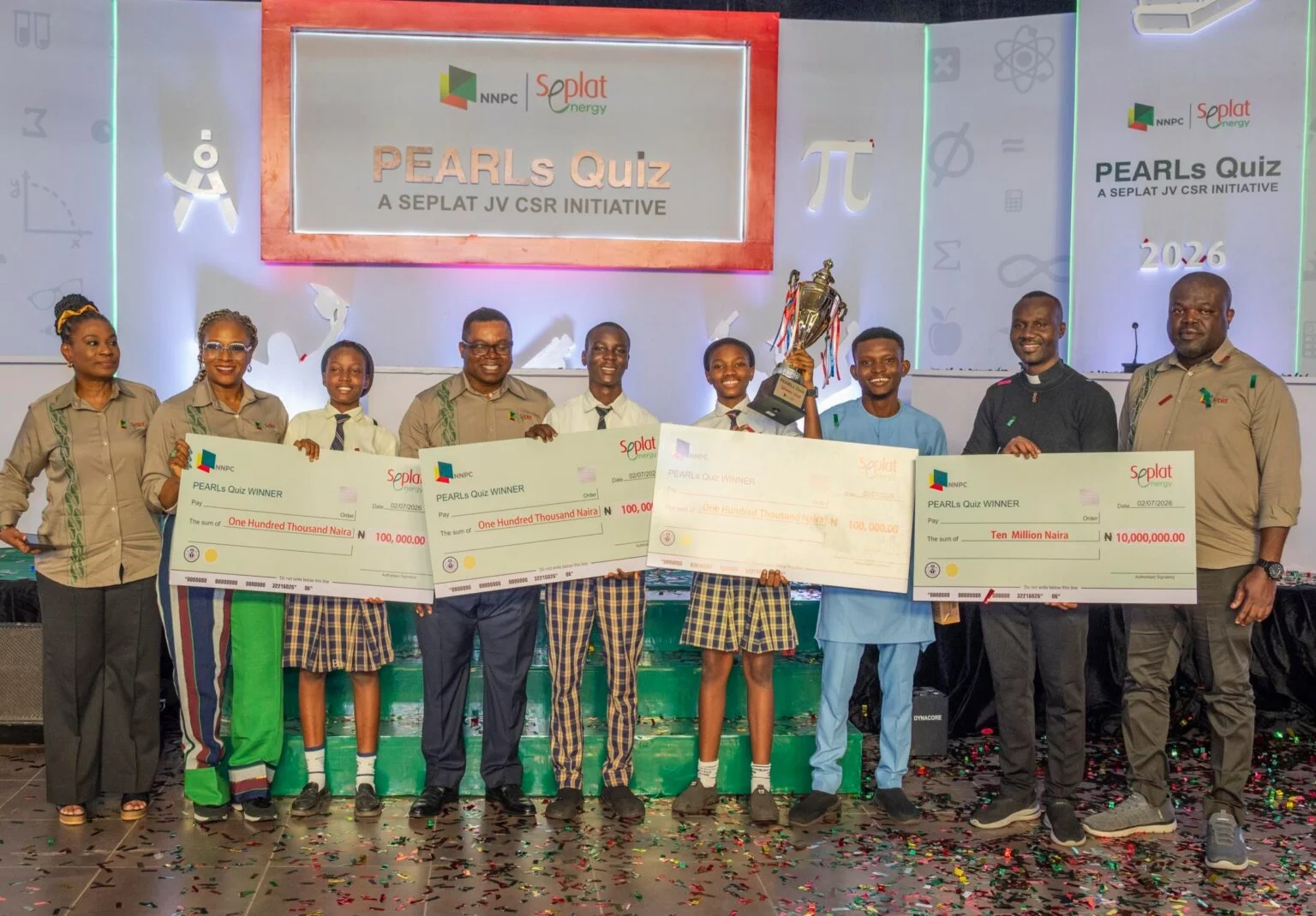 Three schools shine at NEPL/Seplat PEARLs quiz, win N18m grants