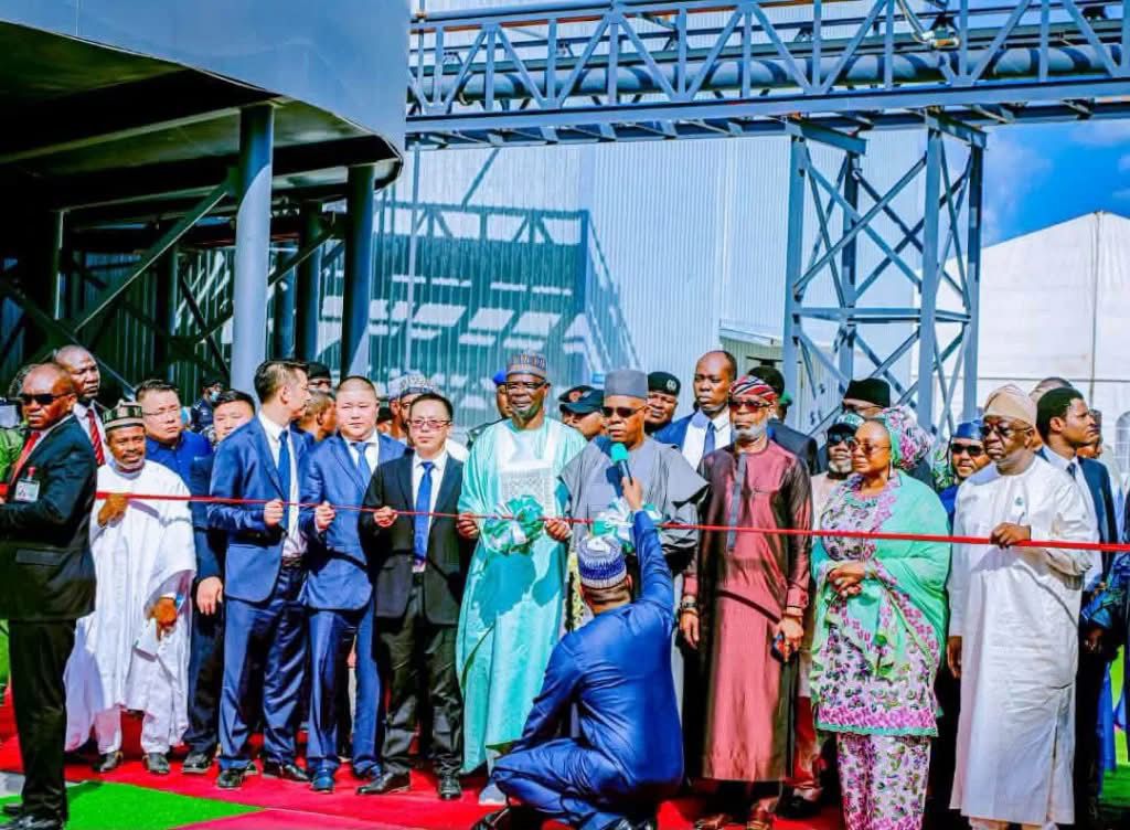 Tinubu inaugurates lithium plant in Nasarawa, favours local mineral processing