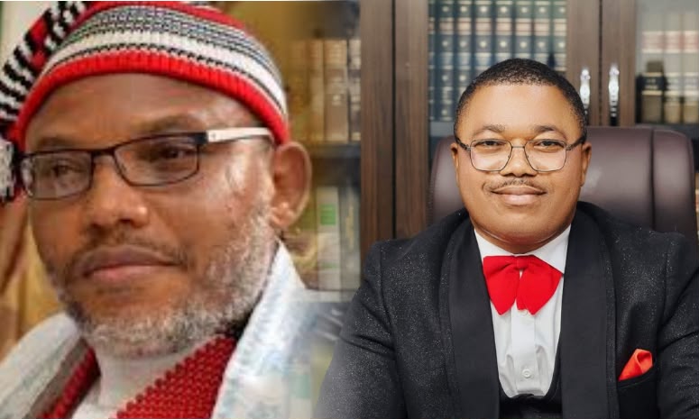 Nnamdi Kanu officially sacks longtime lawyer, gives reason