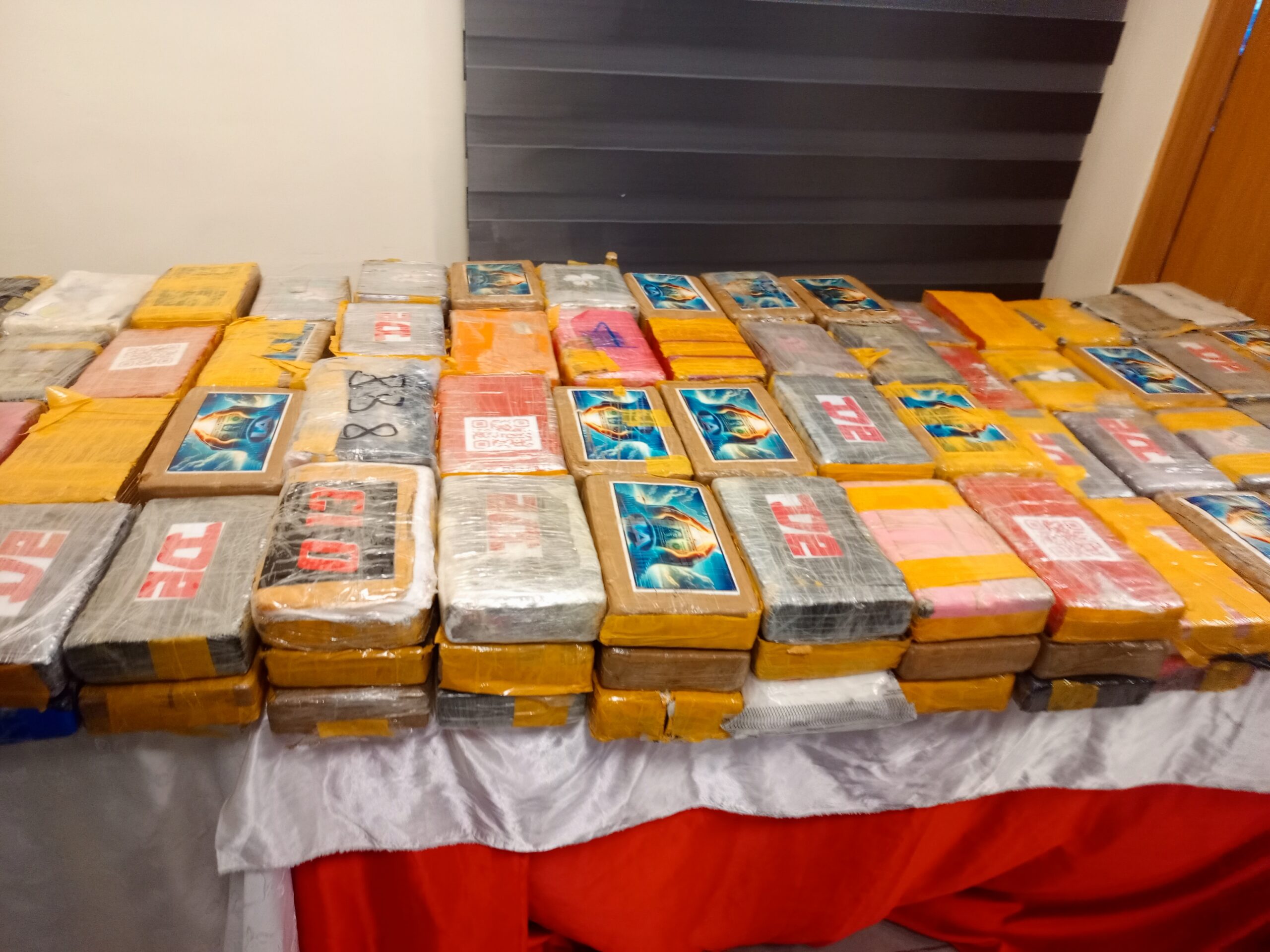 NDLEA seizes cocaine worth N39bn, arrests two suspected cartel members