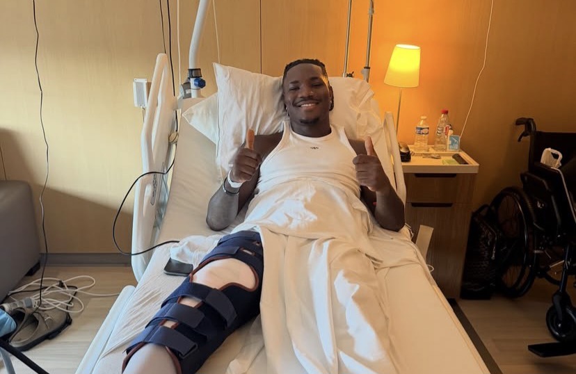 Christantus Uche undergoes successful surgery after serious knee Injury