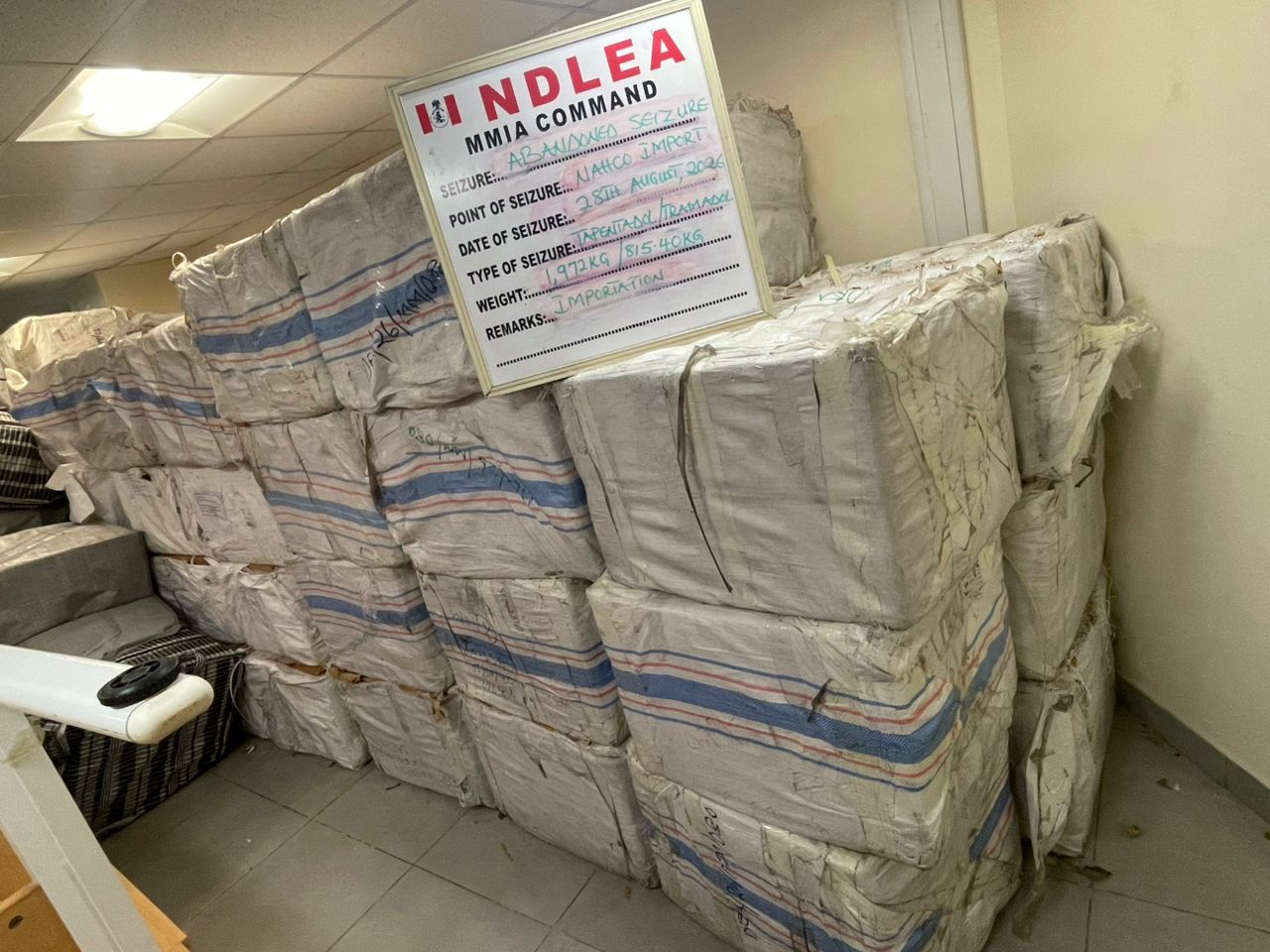 NDLEA intercepts N6.2bn ‘Jihadi drug’, opioids at Lagos airport