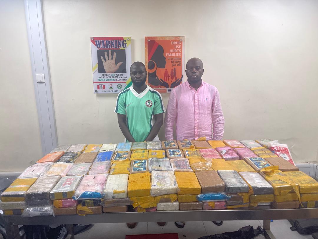 NDLEA arraigns KC Luxury, two others over 184.5kg cocaine shipment