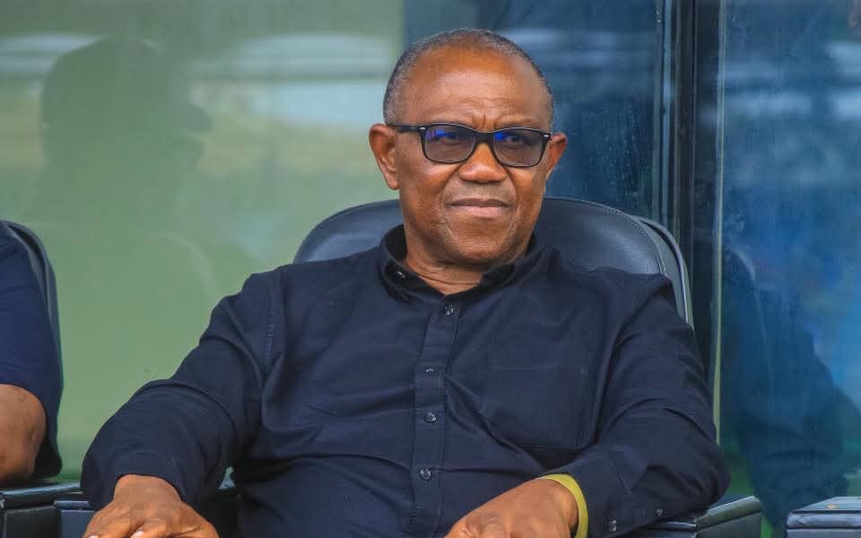 Peter Obi watches Ikorodu City, Rangers NPFL clash in Lagos