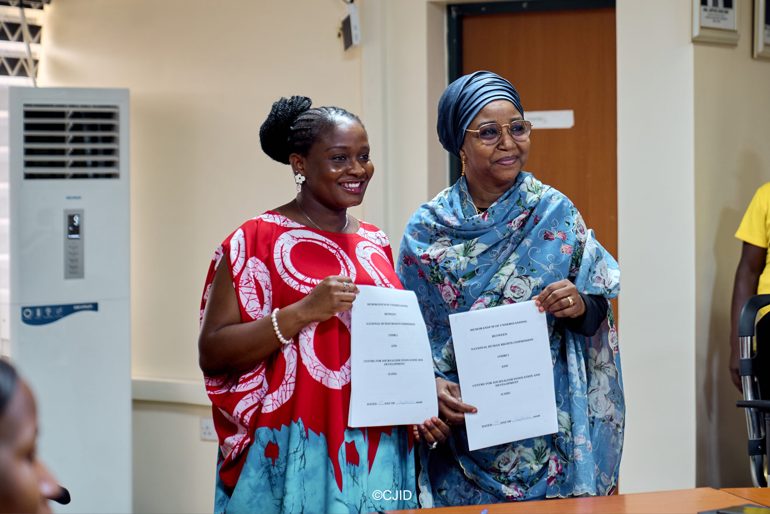 CJID, NHRC sign MoU to strengthen press freedom and journalists’ safety
