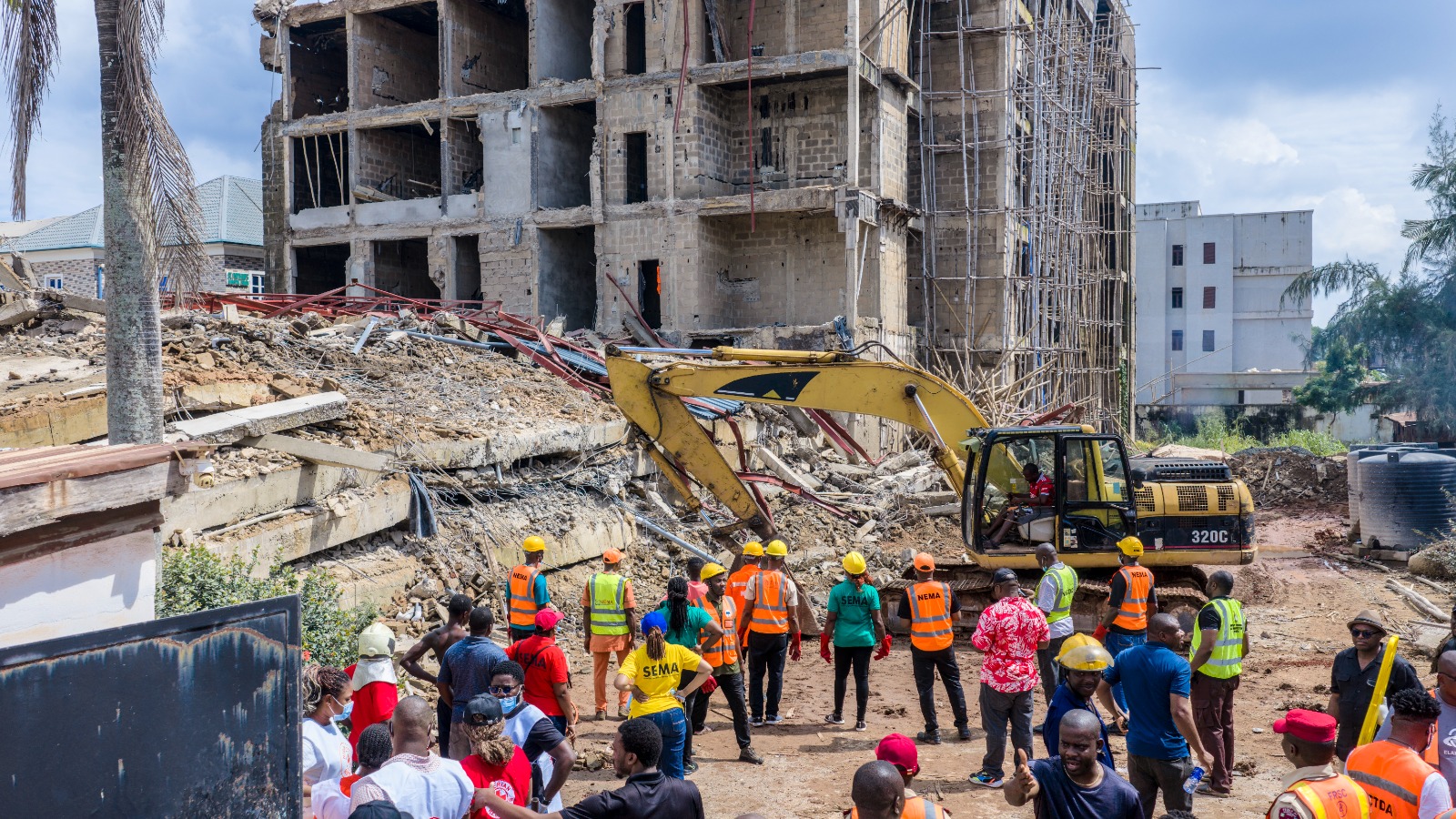 One killed, others feared trapped as hotel building collapses in Enugu