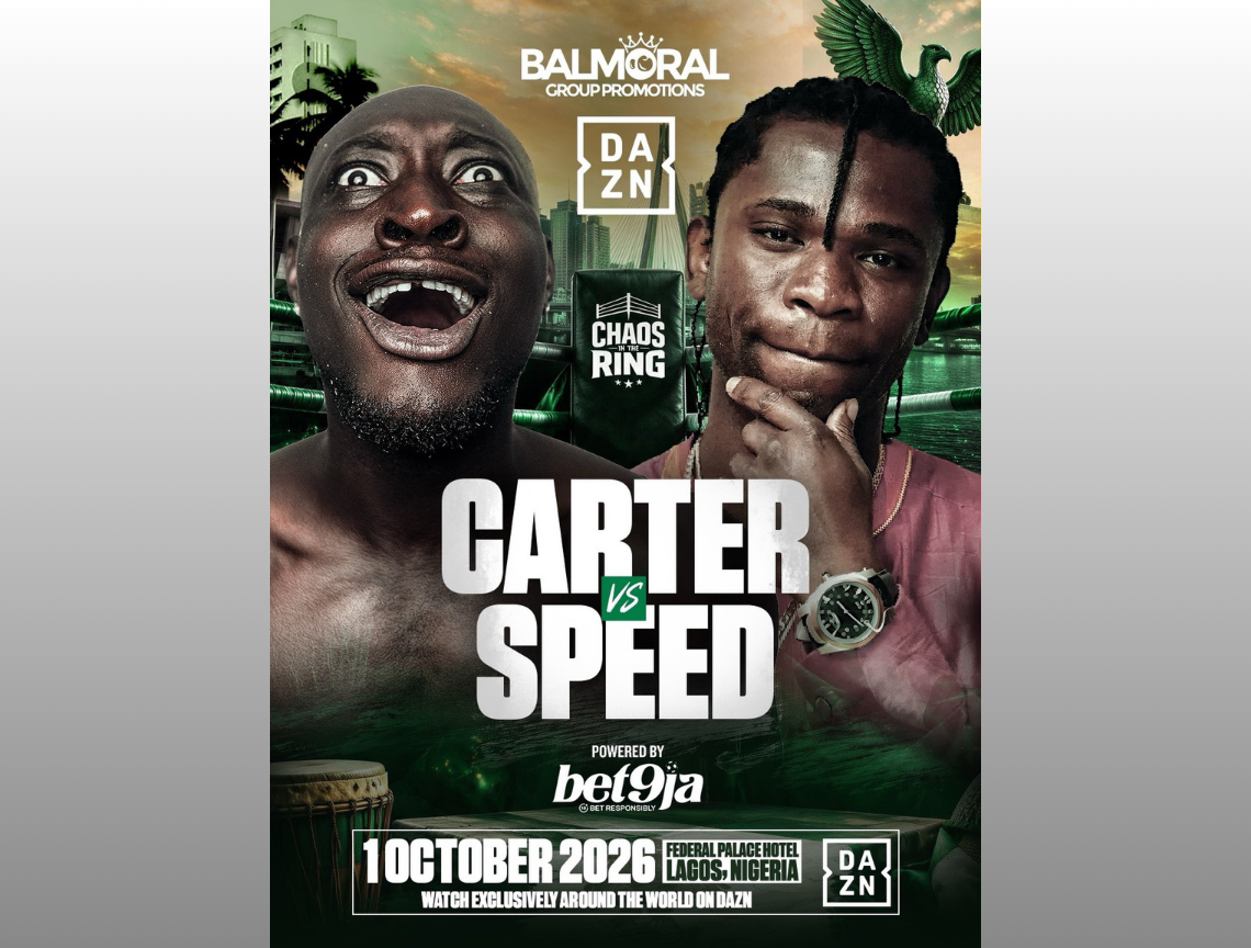 Carter Efe, Speed Darlington to clash in celebrity boxing bout