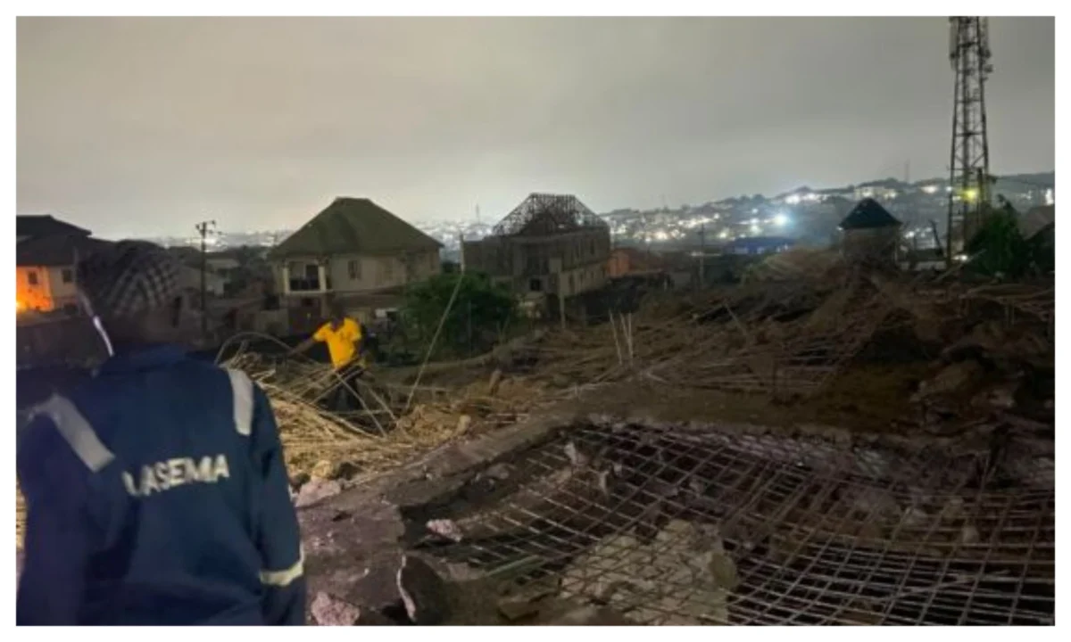 One dead, two rescued as Lagos building collapses during demolition