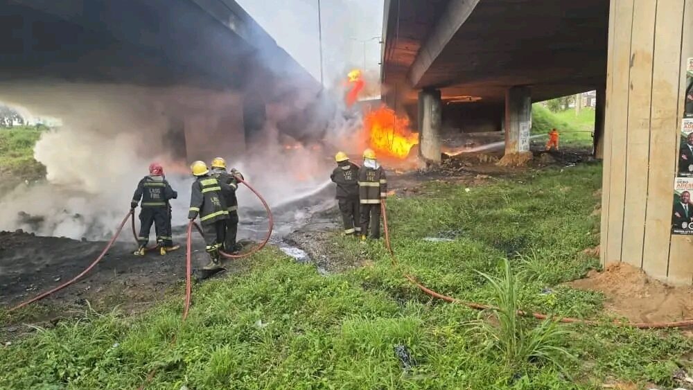 FRSC orders probe into Otedola bridge tanker inferno