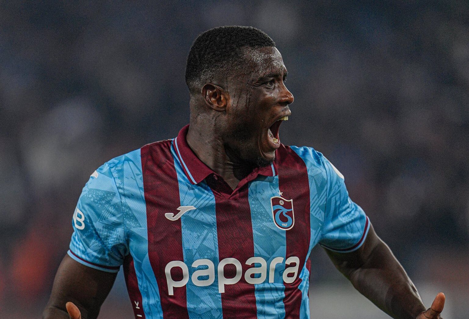 UECL: Onuachu ruled out of Hearts clash as Trabzonspor coach gives return date
