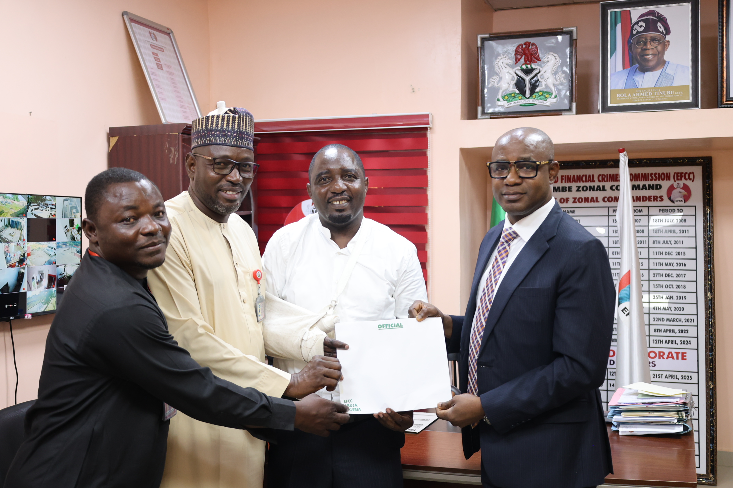 EFCC hands over recovered N1.05bn entitlements to 659 disengaged Adamawa teachers