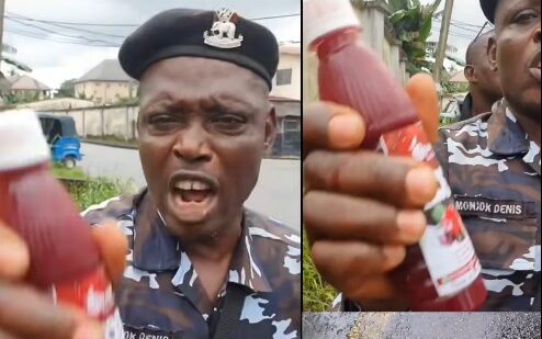 Viral Video: NAFDAC speaks on police demand for Reg Number from Zobo hawker