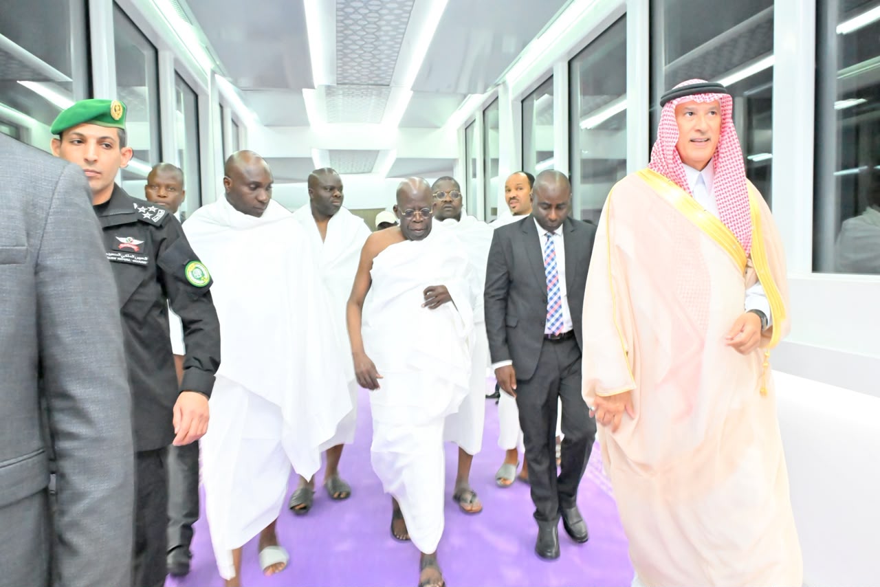 Tinubu performs Umrah in Saudi Arabia