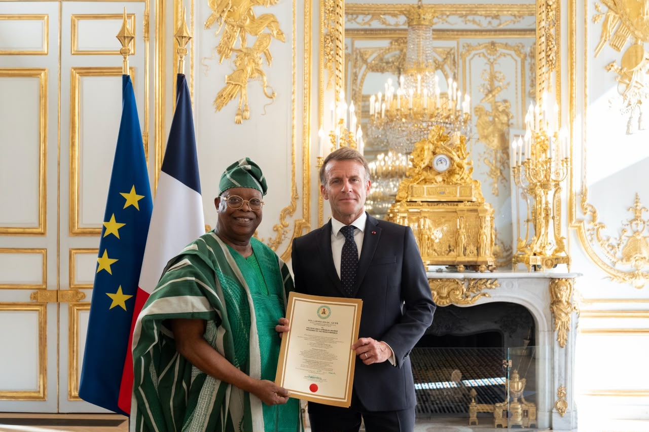 Oke presents letter of credence to Macron, assumes duty as Nigeria’s envoy to France